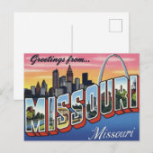 Missouri St. Louis Gateway Arch Briefkaart (Voorkant / Achterkant)