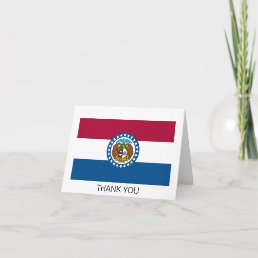 Missouri Staatsvlag Bedankkaart (Voorkant)
