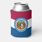 Missouri Staatsvlag Blikjeskoeler (Blikje Achterkant)