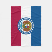 Missouri Staatsvlag Fleece Deken (Voorkant)