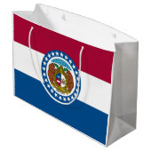 Missouri Staatsvlag Groot Cadeauzakje (Achterkant Gekanteld)