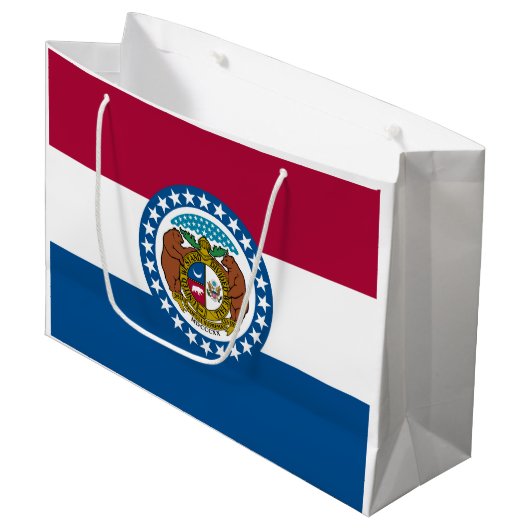 Missouri Staatsvlag Groot Cadeauzakje (Voorkant Gekanteld)