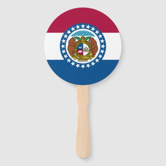 Missouri Staatsvlag Handwaaier (Voorkant)