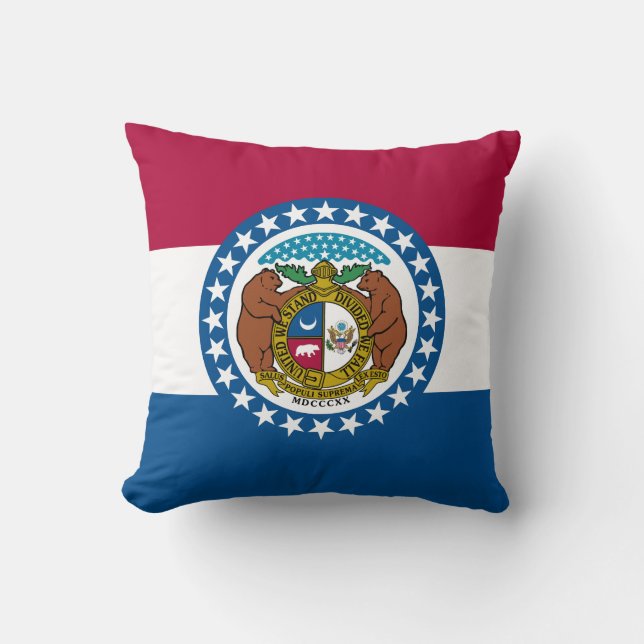 Missouri Staatsvlag Kussen (Voorkant)