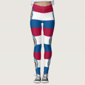 Missouri Staatsvlag Leggings (Voorkant)