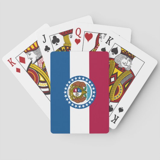 Missouri Staatsvlag Pokerkaarten (Achterkant)