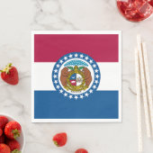 Missouri Staatsvlag Servet (Insitu)