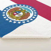 Missouri Staatsvlag Sherpa Deken (3/4)
