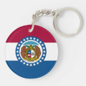 Missouri Staatsvlag Sleutelhanger (Achterkant)