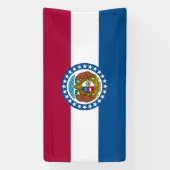 Missouri Staatsvlag Spandoek (Verticaal)