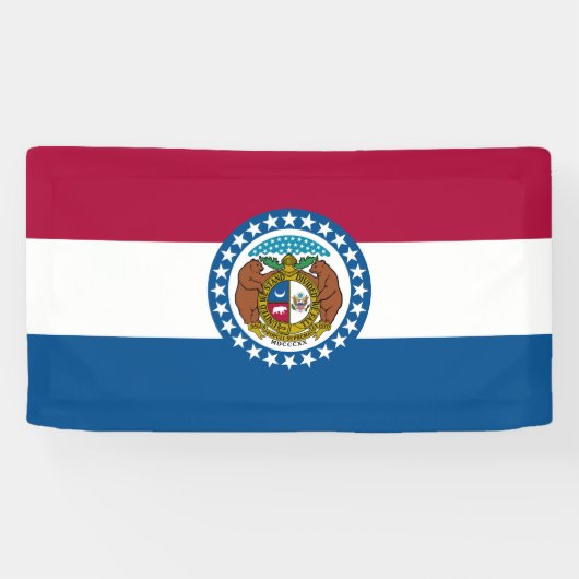 Missouri Staatsvlag Spandoek (Horizontaal)