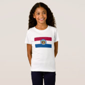 Missouri Staatsvlag T-shirt (Voorkant volledig)