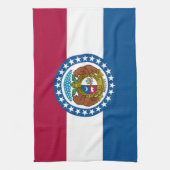 Missouri Staatsvlag Theedoek (Verticaal)