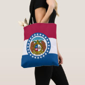 Missouri Staatsvlag Tote Bag (Dichtbij)