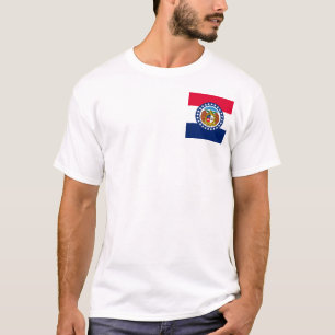 Missouri Staatsvlagontwerp T-shirt