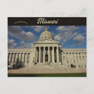 Missouri State Capitol Jefferson City Missouri Briefkaart