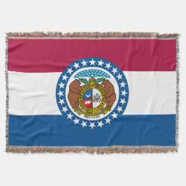 Missouri State Flag Print Patriottisch Deken