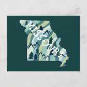 Missouri State geïllustreerde kaart (Voorkant)