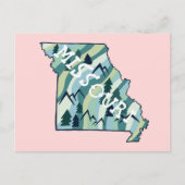 Missouri State geïllustreerde kaart (Voorkant)