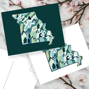 Missouri State geïllustreerde kaart