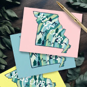 Missouri State geïllustreerde kaart