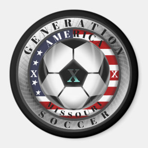 Missouri State Generation X American Soccer Magneet