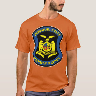 Missouri State Highway Patrol Zegel Badge embl T-shirt
