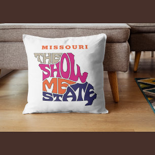 Missouri State Nickname Word Art Kussen