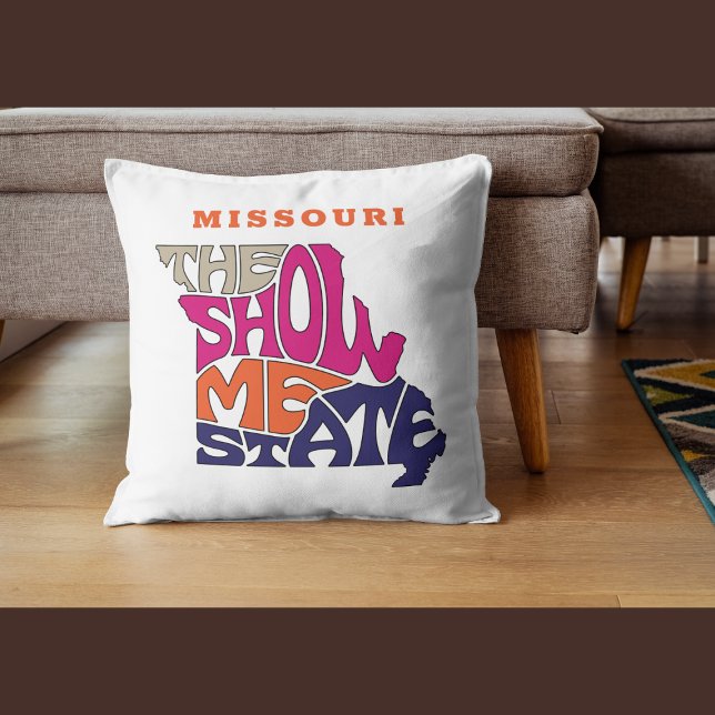 Missouri State Nickname Word Art Kussen (Creator heeft geüpload)
