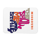 Missouri State Nickname Word Art Magneet (Horizontaal)