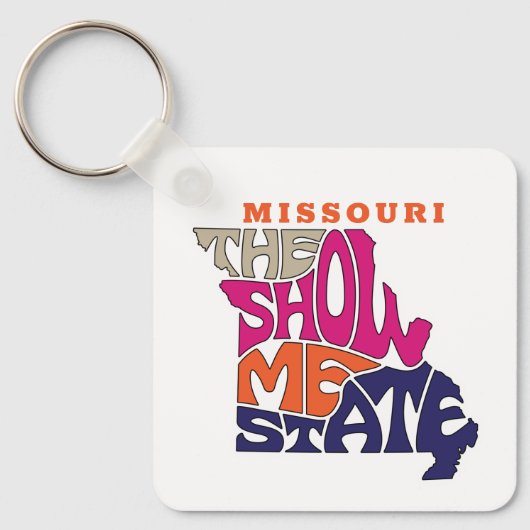 Missouri State Nickname Word Art Sleutelhanger (Voorkant)