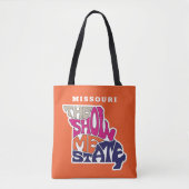 Missouri State Nickname Word Art Tote Bag (Voorkant)