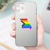 Missouri State Pride LGBTQ Progress Pride Sticker (Telefoon)