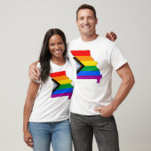 Missouri State Pride LGBTQ Progress Pride T-shirt (Unisex)