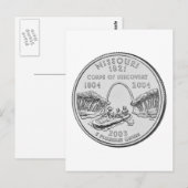 Missouri State Quarter Briefkaart (Voorkant / Achterkant)