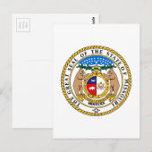 Missouri State Seal Briefkaart (Voorkant / Achterkant)