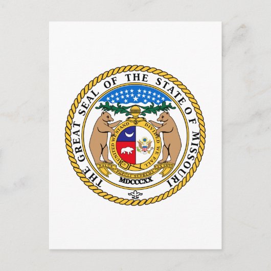Missouri State Seal Briefkaart (Voorkant)
