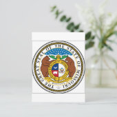 Missouri State Seal Briefkaart (Staand voorkant)