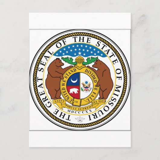 Missouri State Seal Briefkaart (Voorkant)