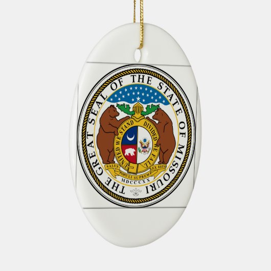 Missouri State Seal Keramisch Ornament (Rechts)