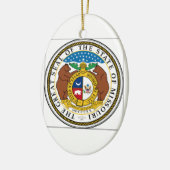 Missouri State Seal Keramisch Ornament (Links)