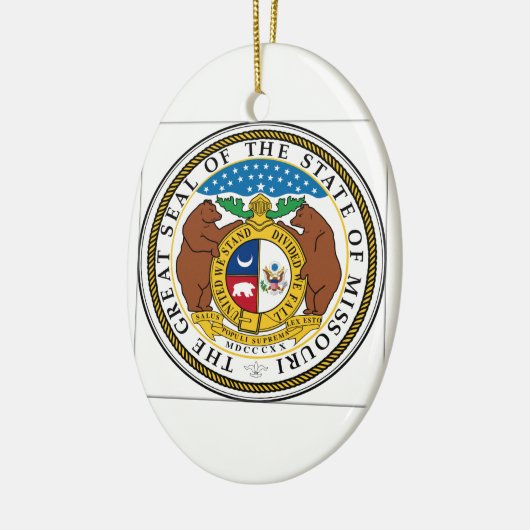 Missouri State Seal Keramisch Ornament (Links)