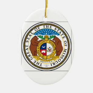 Missouri State Seal Keramisch Ornament