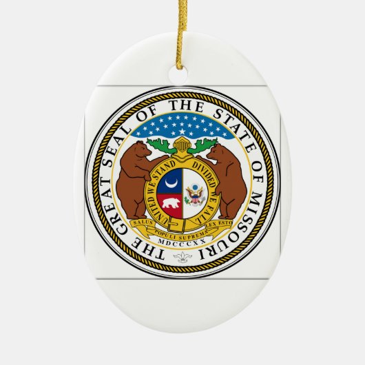 Missouri State Seal Keramisch Ornament (Voorkant)