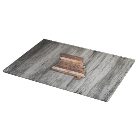 Missouri State Shape Rustic Snijplank (Hoek)