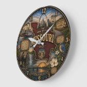 Missouri State Show Me State Rustic Landmark Grote Klok (Hoek)