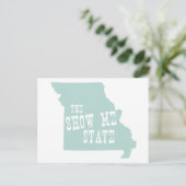 Missouri State Slogan Motto Briefkaart (Staand voorkant)