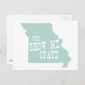 Missouri State Slogan Motto Briefkaart (Voorkant / Achterkant)