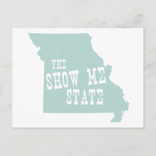 Missouri State Slogan Motto Briefkaart