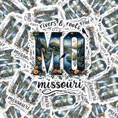 Missouri State Sticker | Rivers & Roots Natuur Kun